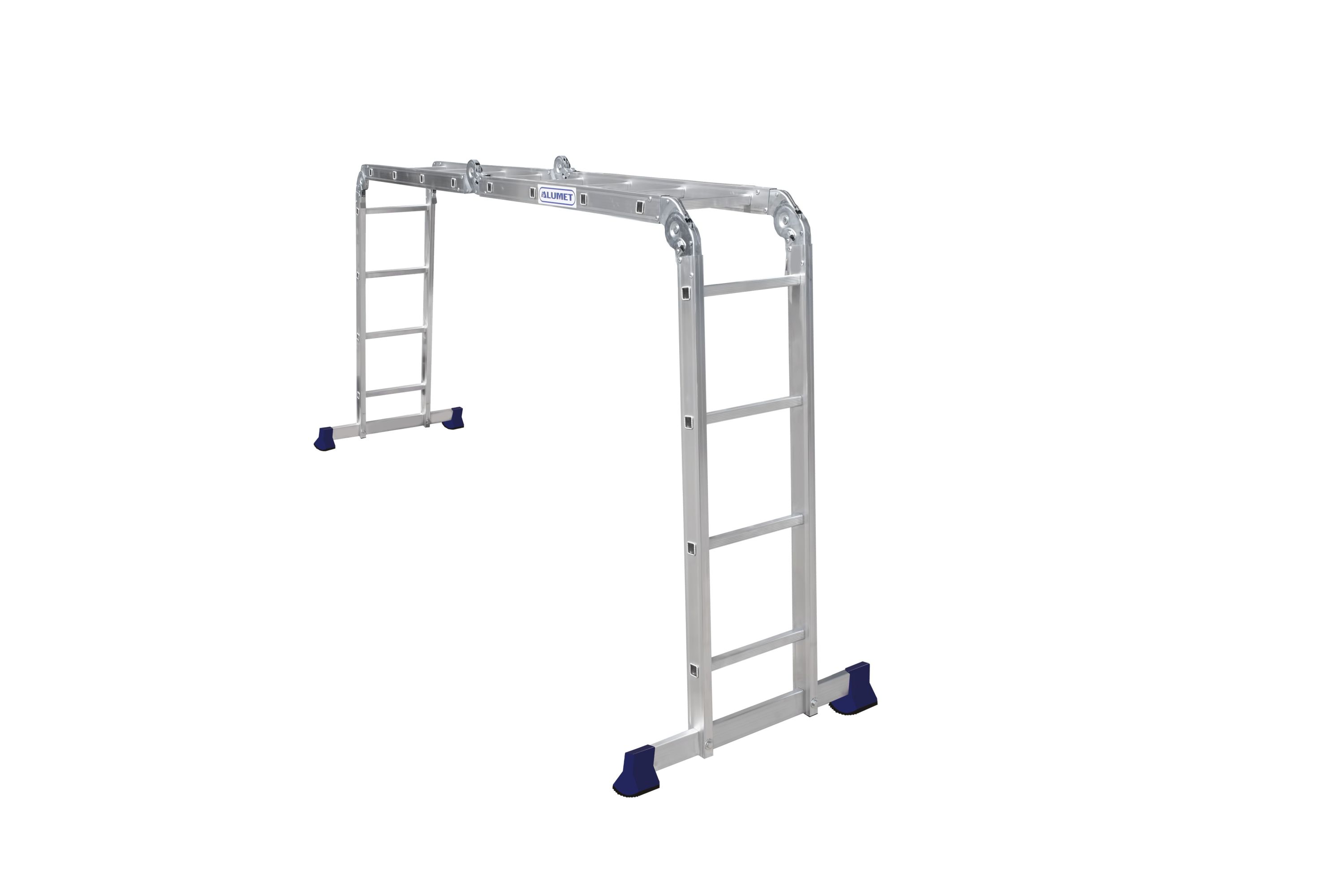 Лестница-трансформер. 4 секции по 4ступени  4*4 ALUMET ТL4044