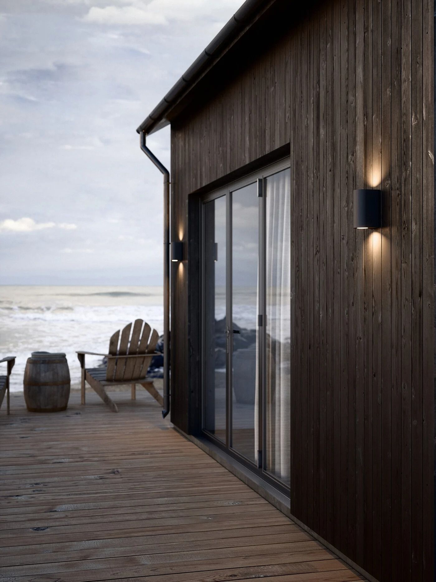 Настенный светильник из нержавеющей стали Nordlux CANTO MAXI 2 ARCH-00008797 - Вид №4