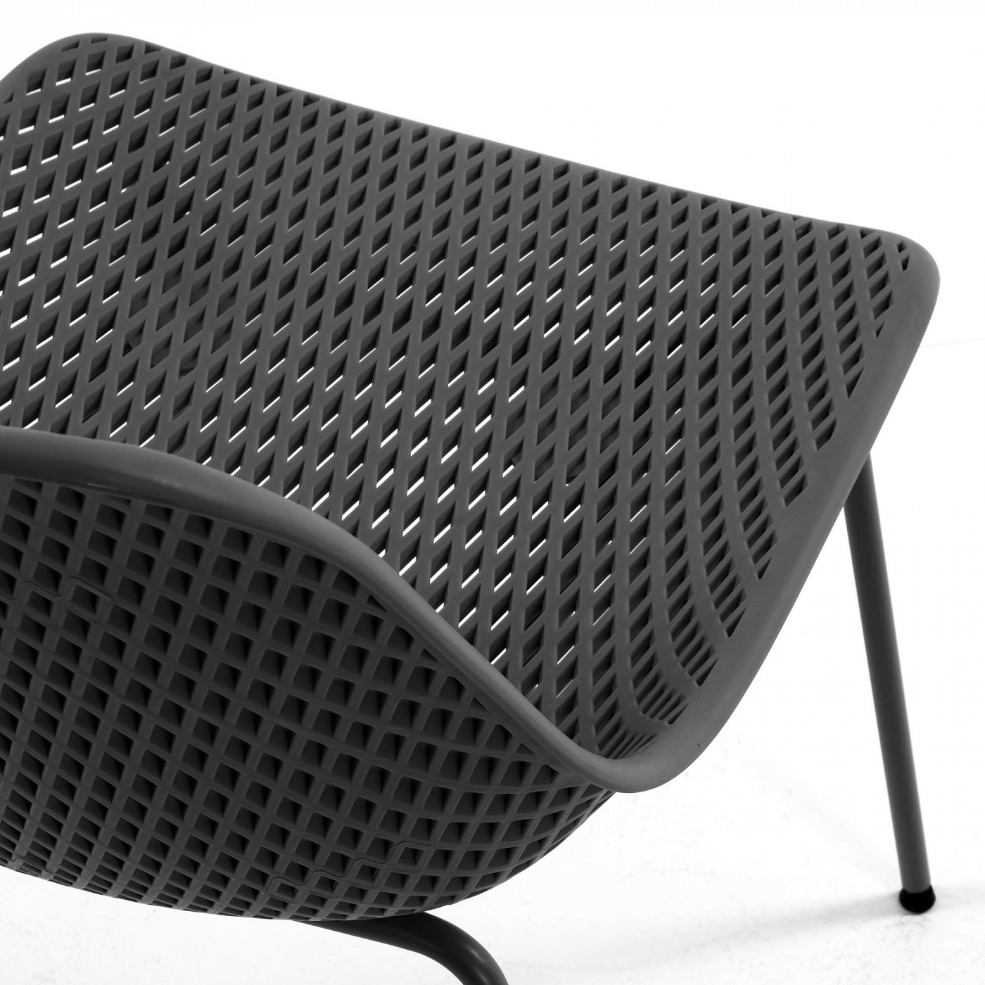 070440 Стул серый La Forma Quinby  - Вид №2