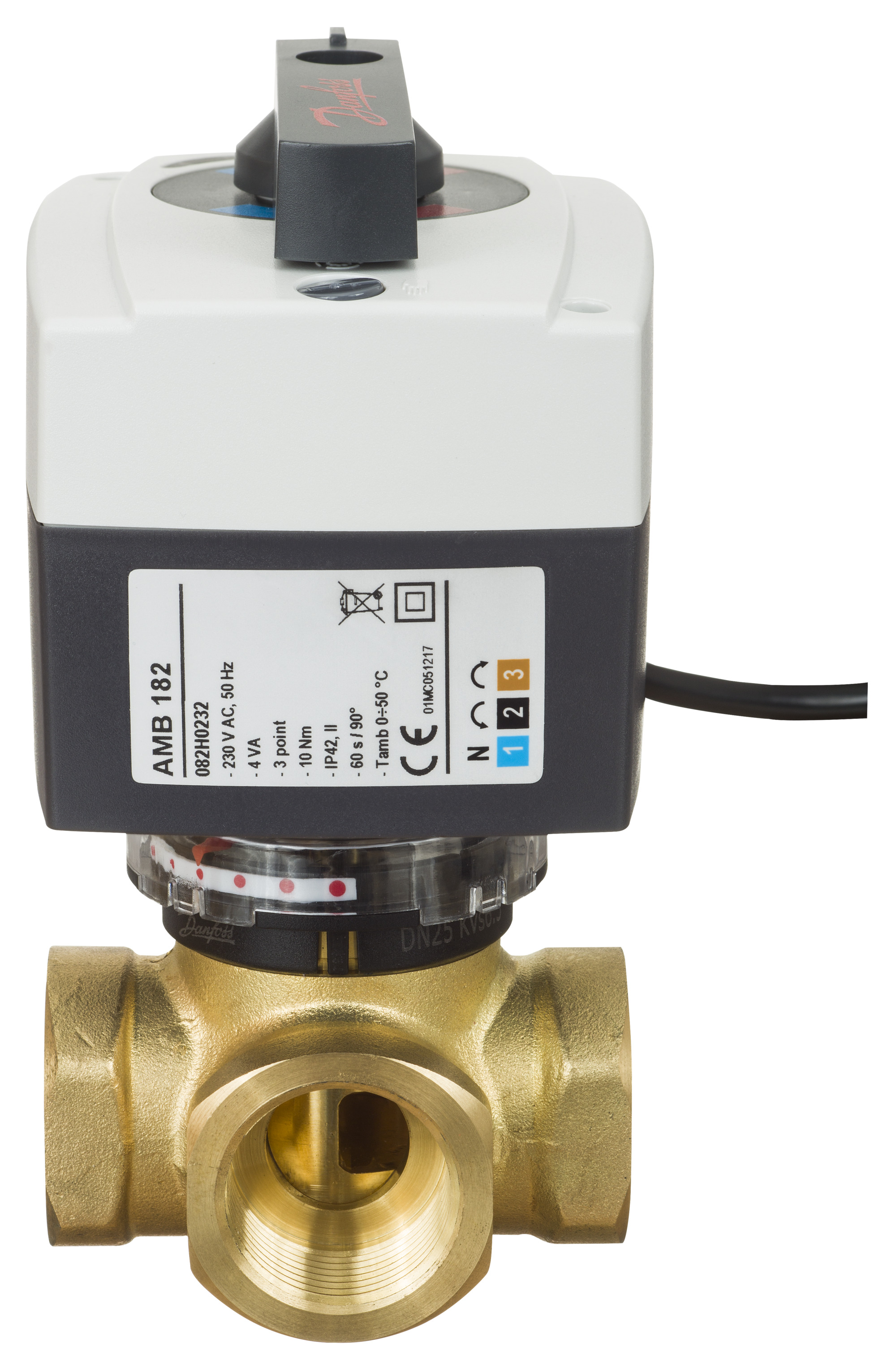 Danfoss Клапан регулирующий HRB 3 с внутренней резьбой Клапан рег. поворотный HRB3 DN15 Kvs 2.5 065Z0403  - Вид №10