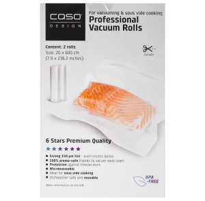 9297252 Набор рулонов для вакуумного упаковщика CASO 6 Sterne 20*600