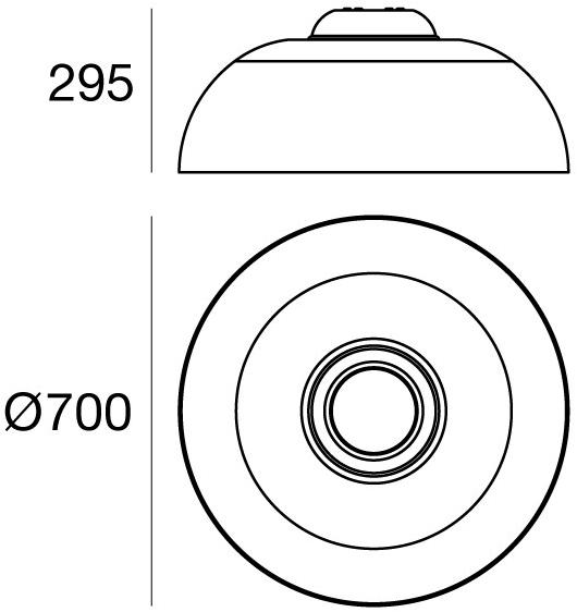 Stilnovo Led потолочный светильник в pmma Demì sun-id-1502850 - Вид №1