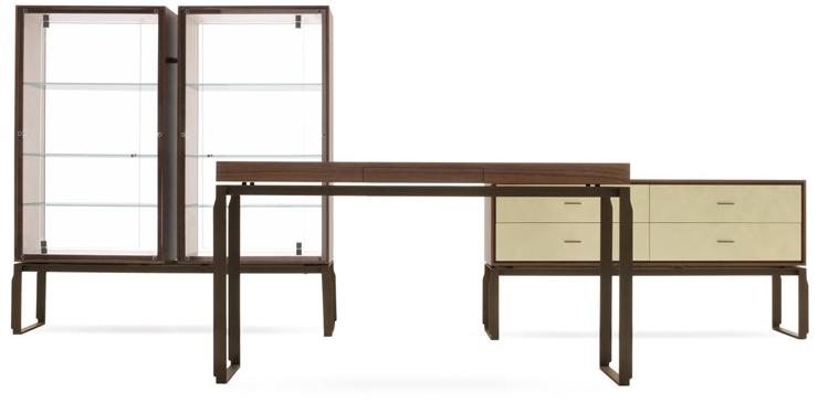 Giorgetti Прямоугольная деревянная консоль с ящиками Aei sun-id-1491852 - Вид №2