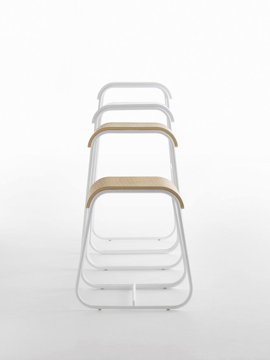 Высокий деревянный табурет Crassevig ARCH-00147280 - Вид №4