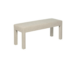 Мягкая скамейка из ткани