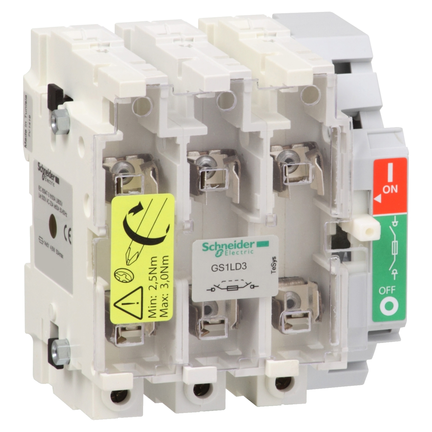 GS1LD3 Рубильник с предохранителем GS 160А 3P Schneider Electric TeSys 