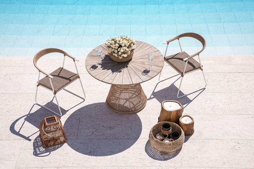 cbdesign Садовый стул из алюминия с подлокотниками Sofia N656n1 - Вид №5