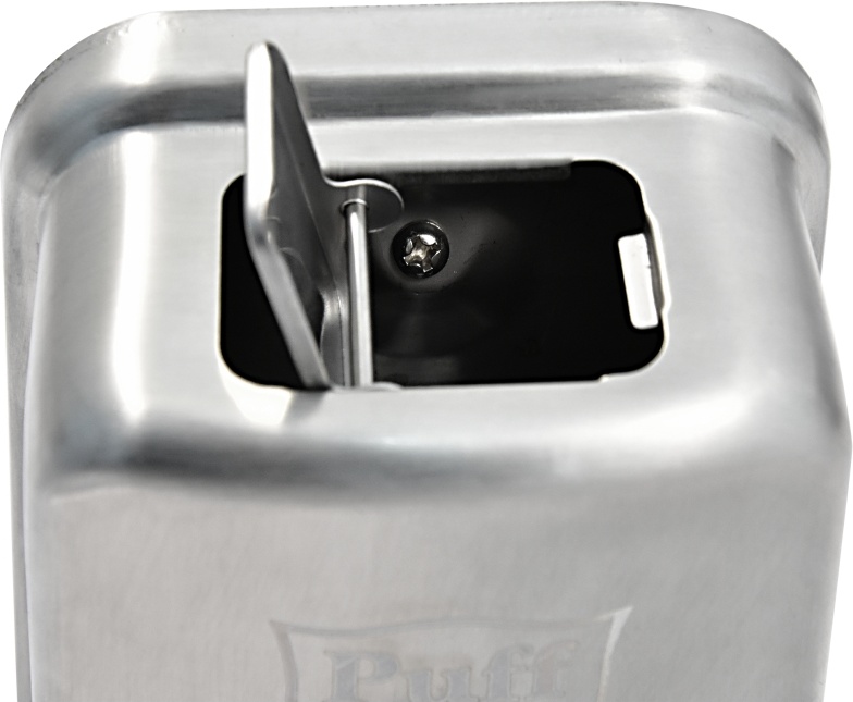 1402.097 Дозатор для жидкого мыла из нерж стали матовый антивандальный 8615m PUFF  - Вид №2