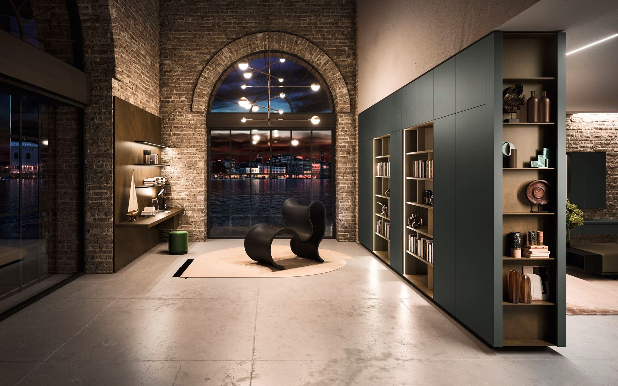 Алюминиевая полка со встроенным освещением Arrital Feeling Home ARCH-00115235 - Вид №2