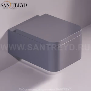 FL63ANTRACITEMATT Подвесной унитаз настенный Серый Simas Flow Италия