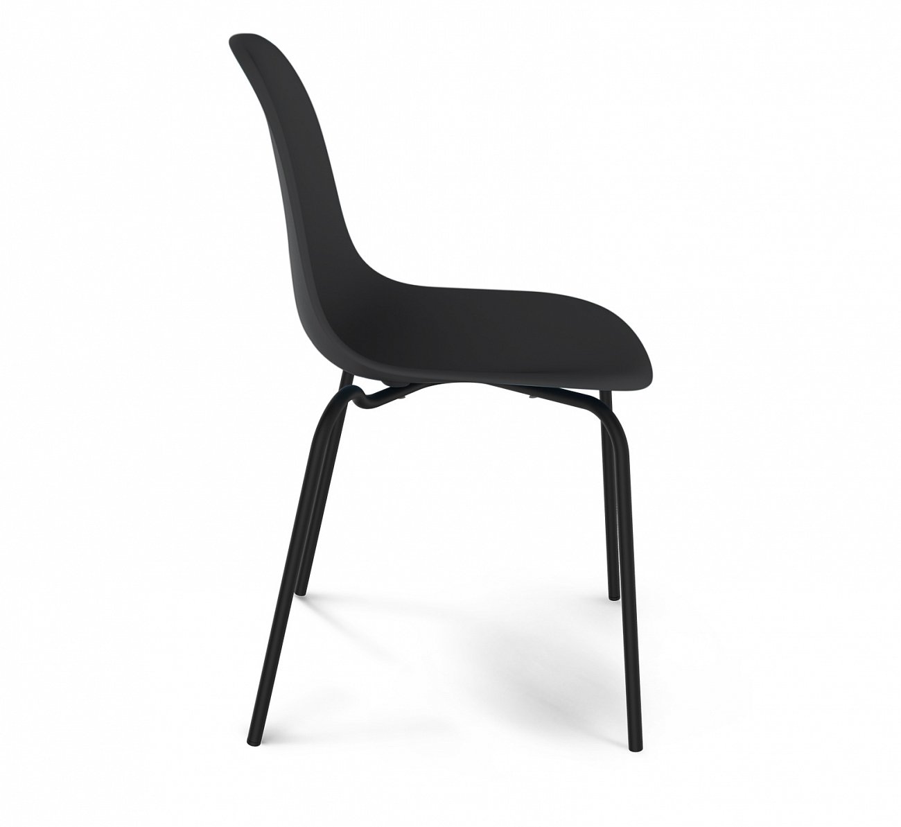 Стул DSR черный S30 (eames style) SHEFFILTON ДИЗАЙНЕРСКИЕ, EAMES STYLE 015569 Черный  - Вид №1