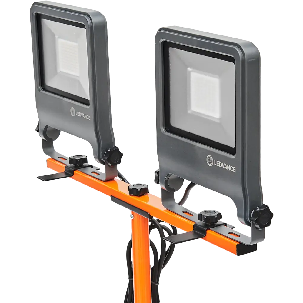 Прожектор светодиодный уличный Ledvance Work Light 2x50 Вт 4000K IP65 на треноге, нейтральный белый свет 82354996 STLM-2188399  - Вид №1