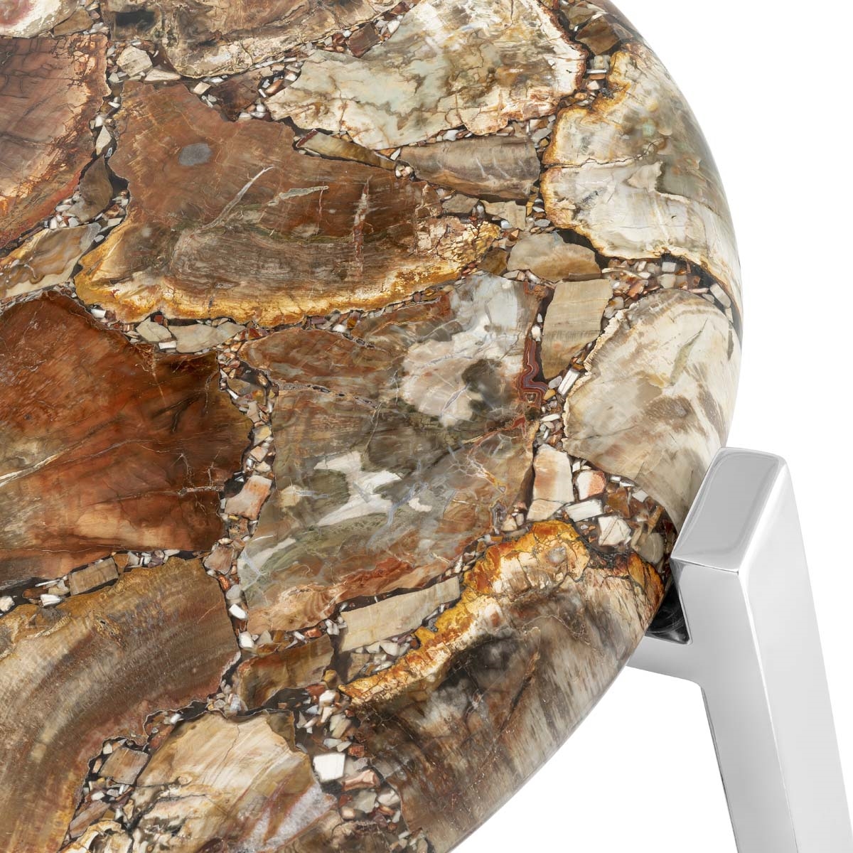 450258-76 ABHIKA БОКОВОЙ СТОЛ PETRA H53 D49 BROWN  - Вид №1