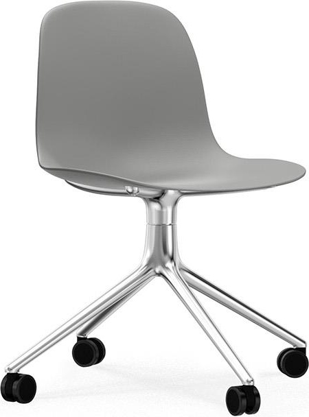 605000 Chair Swivel 4W Алюминий / Серый Normann Copenhagen Form