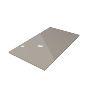 26977 SALGAR Столешница механизированная до 1000 GLOSS TAUPE 16 мм Глянцево-серо-коричневый