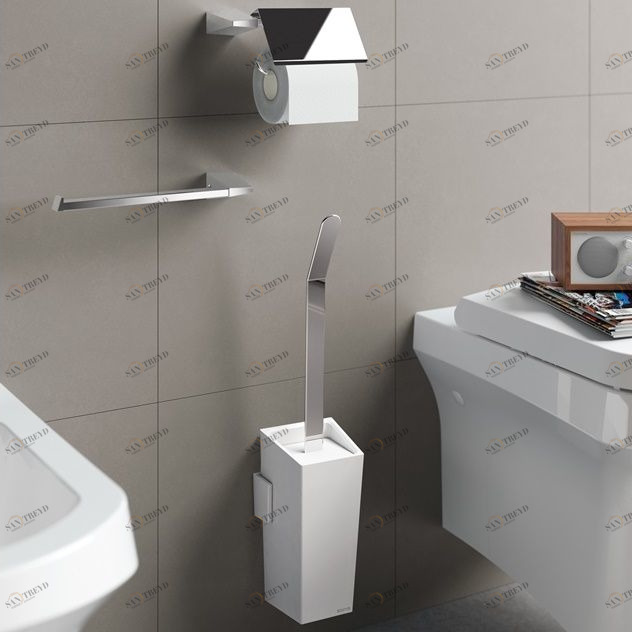Sonia Ершик для унитаза настенный S2-Sport Spirit белый/хром 158799