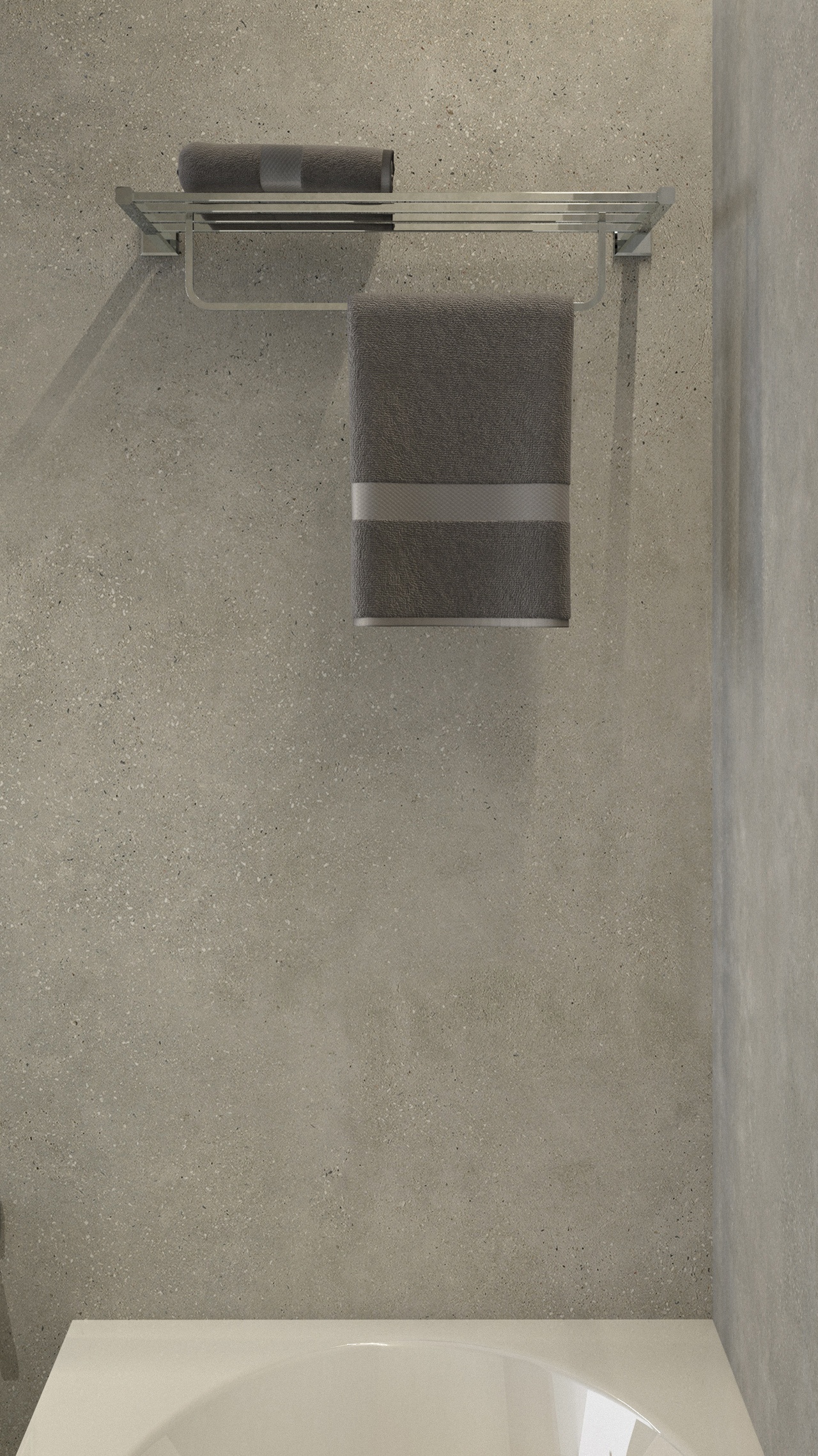 998160 Полка для полотенец со штангой 60 cm ARTWELLE Hagel - Вид №2