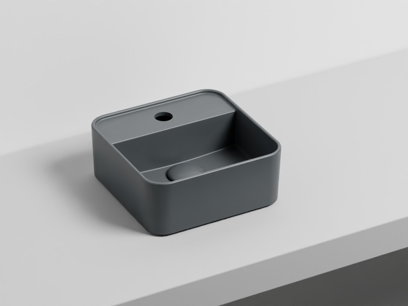 LPLAQ-BA Раковина круглая одно отверстие под смеситель 28 cielo Shui Comfort Ceramica Cielo