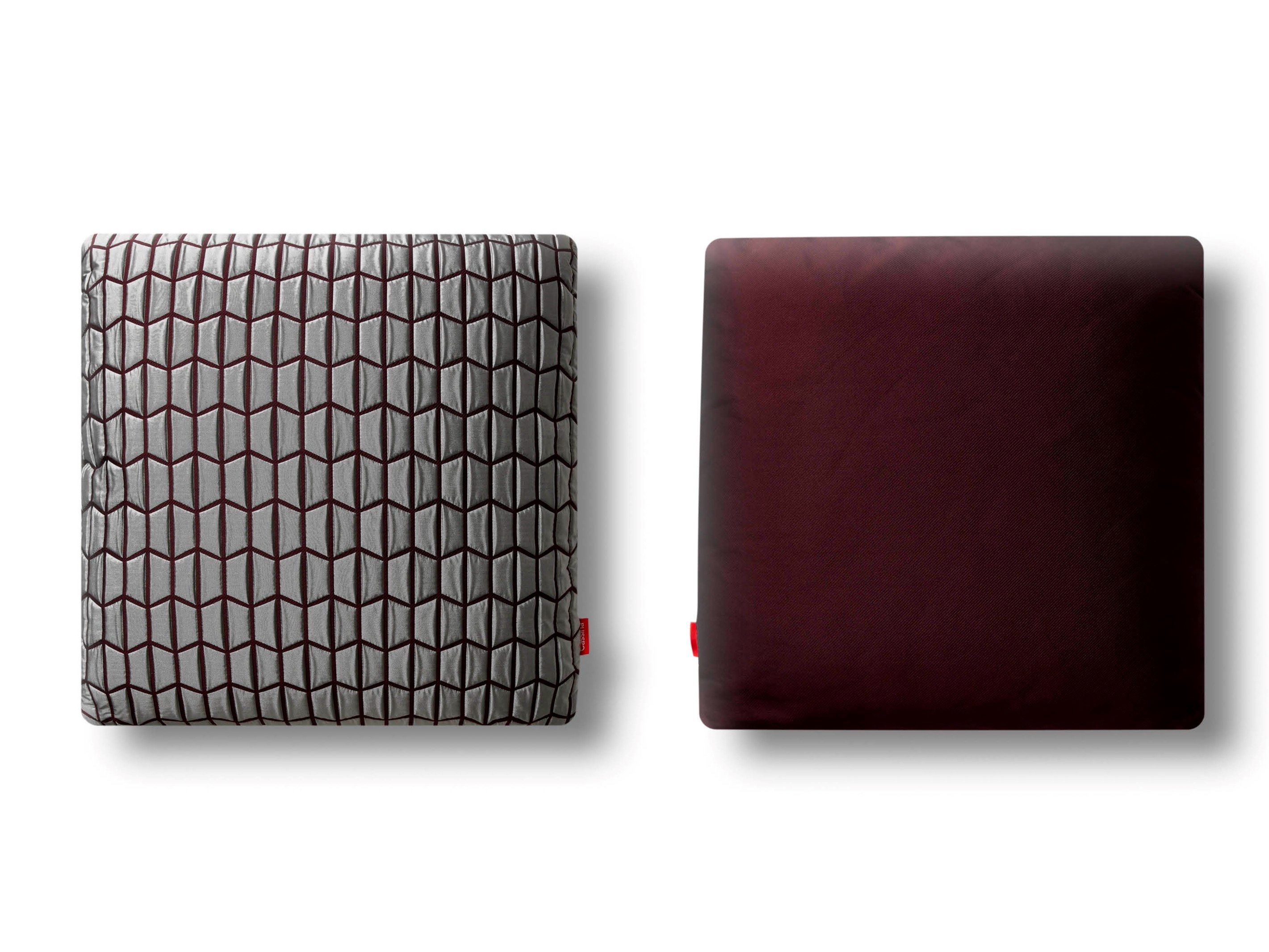 Квадратная подушка из ткани с рисунком CASSINA рамка ARCH-00084046 - Вид №9