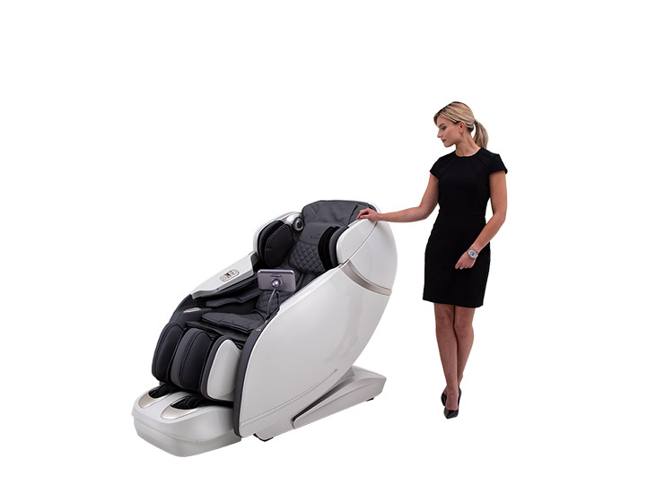 Массажное кресло SKYLINER 2 WHITE (серо-белый) CASADA sun-id-2008033 - Вид №2