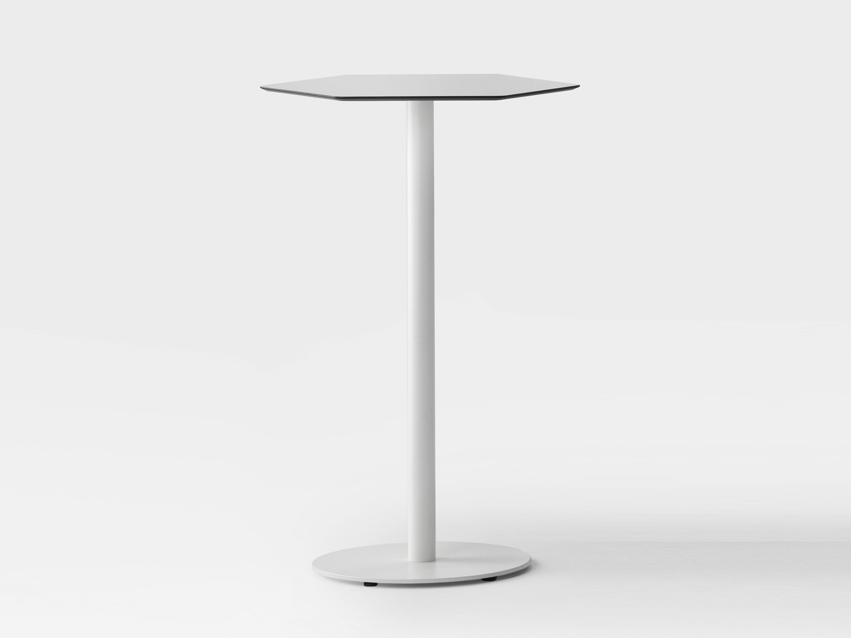 Высокий деревянный шестиугольный стол Kastel Kyu ARCH-00072284