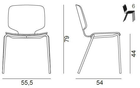 Quadrifoglio Стул из фанеры Code sun-id-1356066 - Вид №1