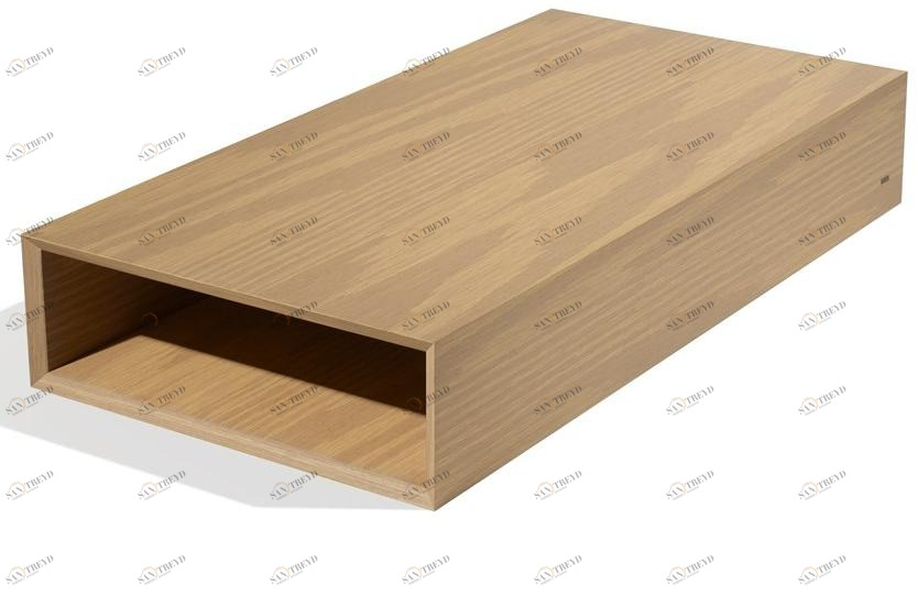 MissoniHome Прямоугольный журнальный столик из фанерованной древесины sun-id-1364837