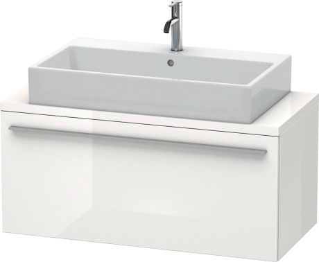 XL540409090 X-Large Тумбочка для компактной консоли Фланелево-серый шелковисто-матовый лак Duravit - Вид №2