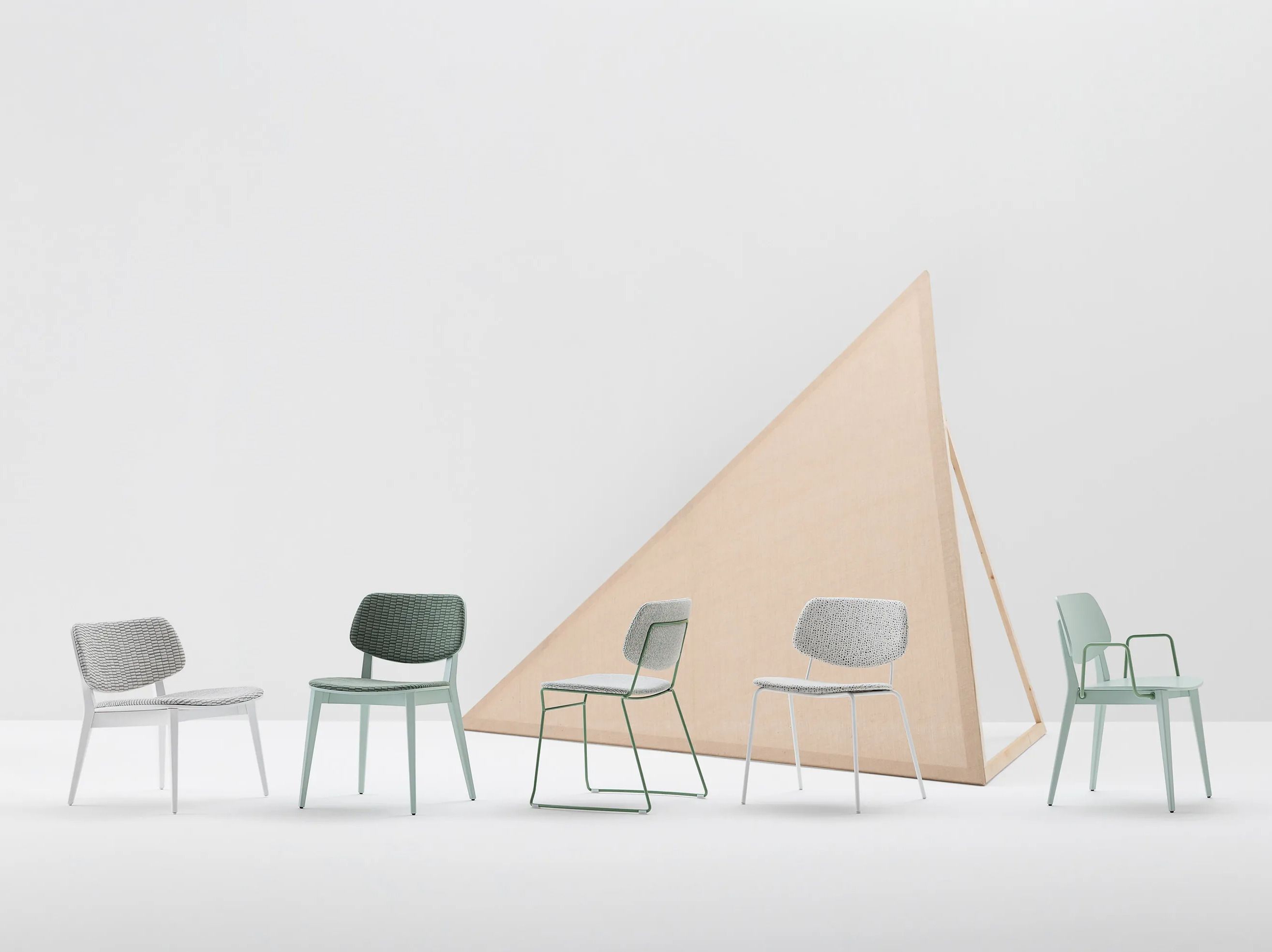 Стул из стали и дерева Billiani кукла ARCH-00153340 - Вид №1