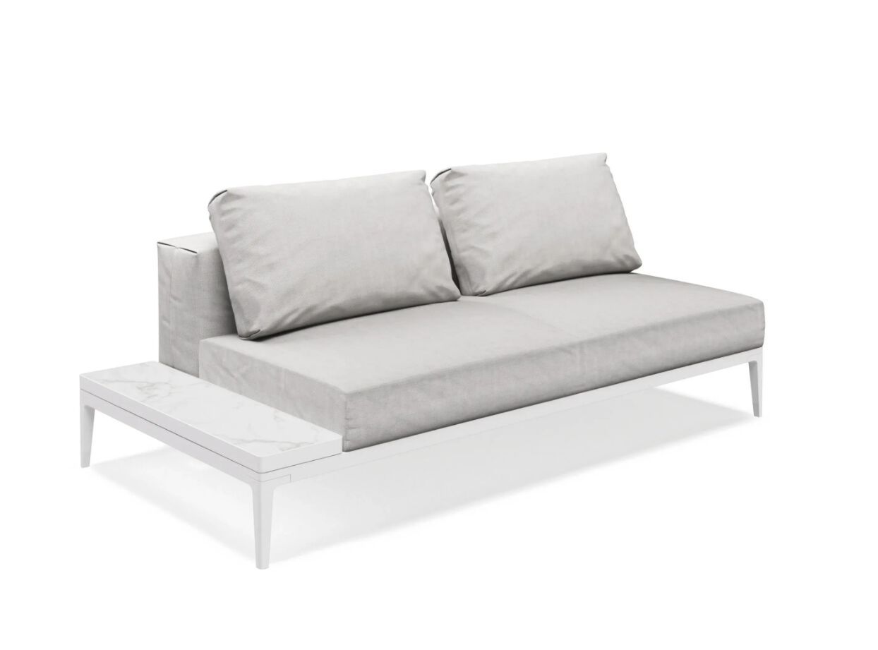 2-местный тканевый модульный садовый диван Gloster сетка ARCH-00041840 - Вид №4