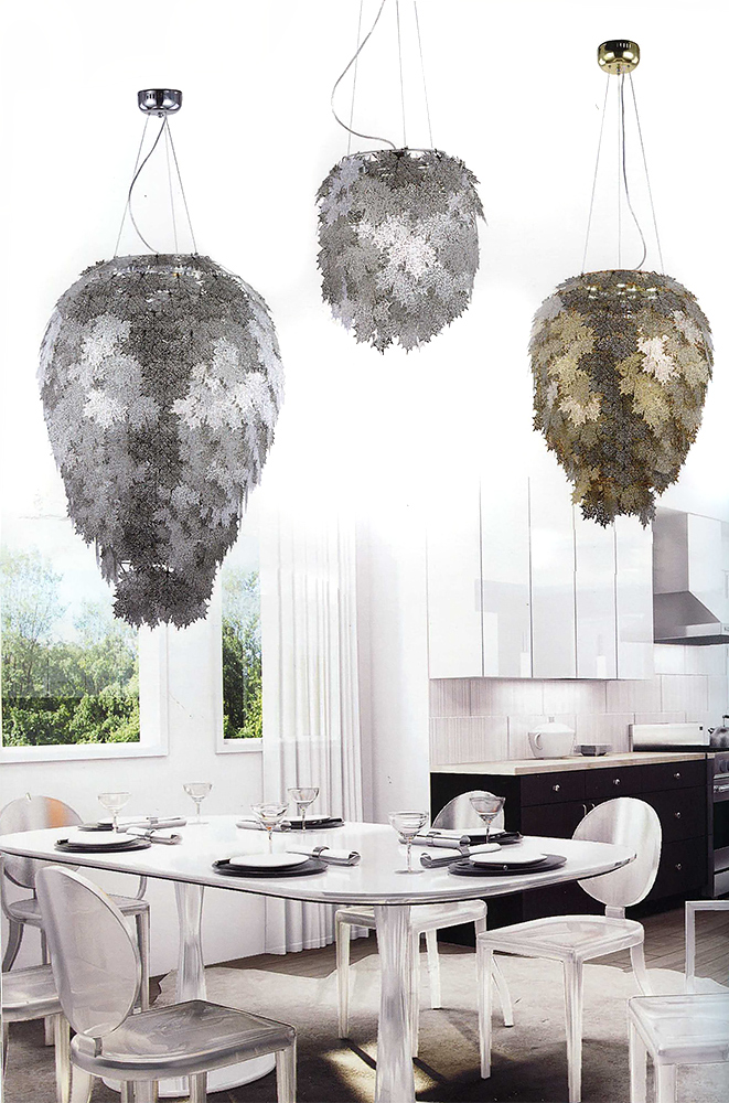 Подвесной светильник Maple silver от Delight Collection KM0131P-1A DELIGHT COLLECTION ДИЗАЙНЕРСКИЕ 243657 Серебряный  - Вид №6