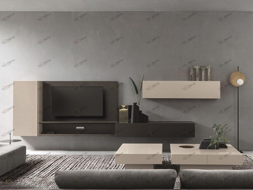 ZANETTE Модульная лакированная стенка для хранения с подставкой под телевизор Day moove sun-id-1352669