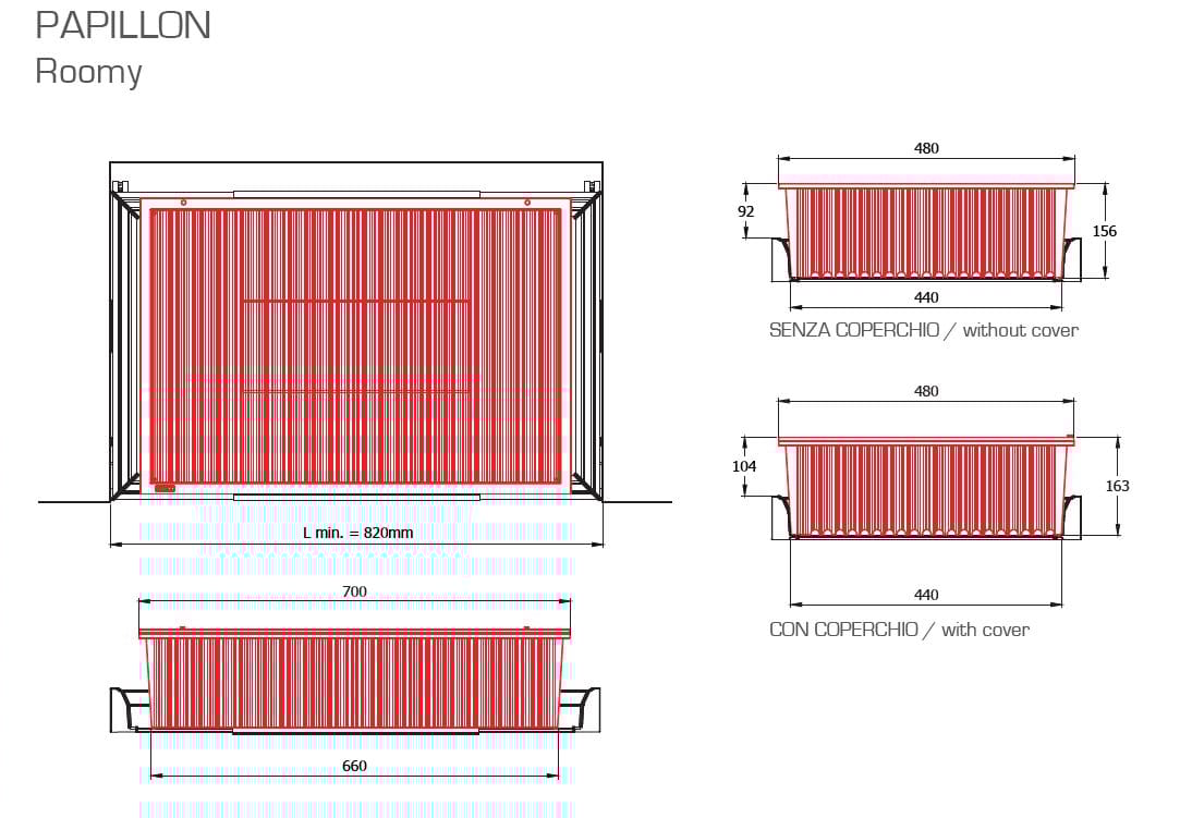 Съемная рама с контейнером Servetto PAPILLON ARCH-00090660 - Вид №5