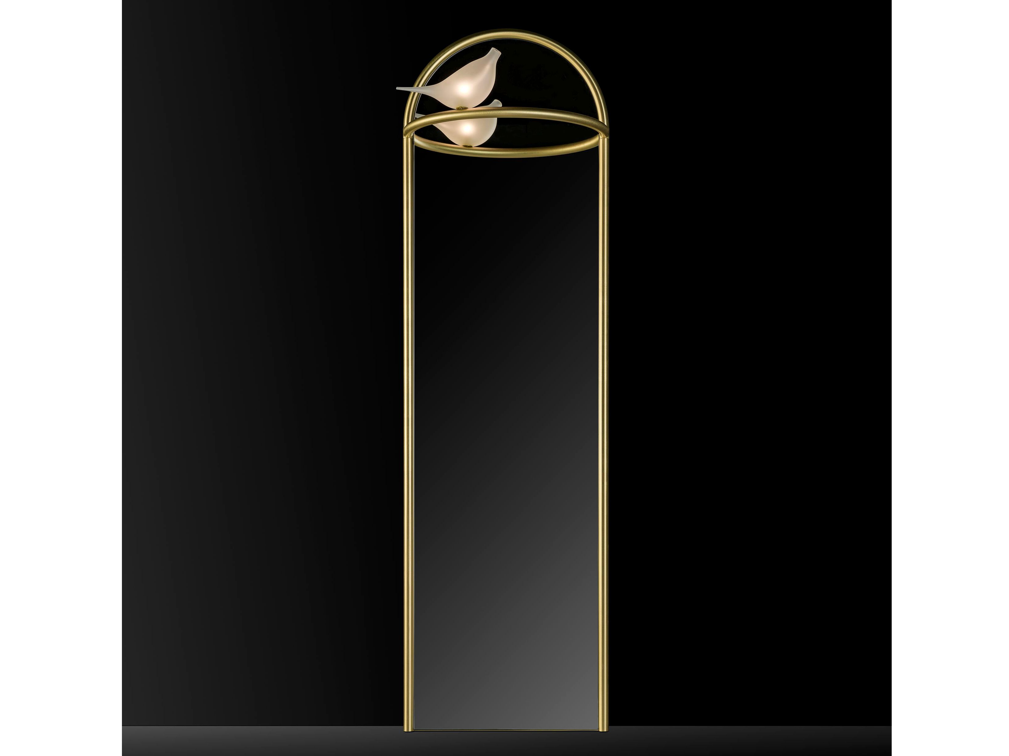 Металлическое зеркало со встроенным освещением MULTIFORME Light Of Love ARCH-00093024