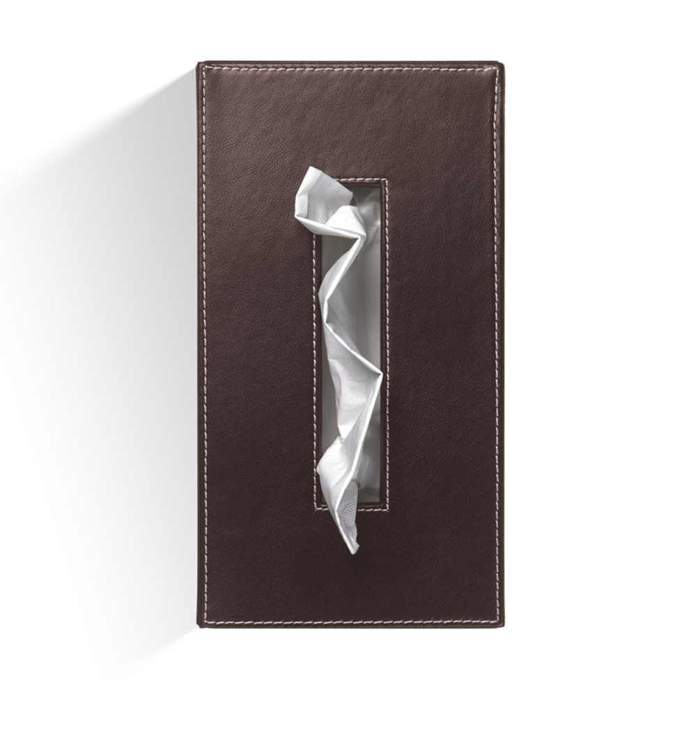 Салфетница KB 40 DECOR WALTHER Имитация кожи белая 839950  - Вид №4