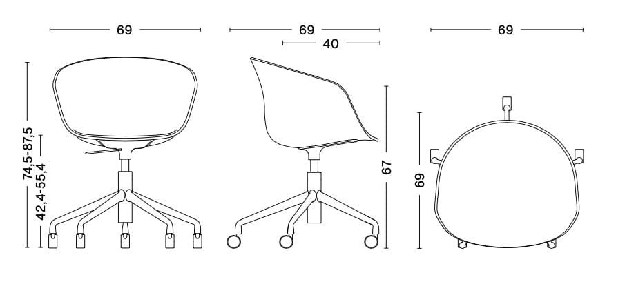 Стул Hay About a Chair ARCH-00139771 - Вид №6