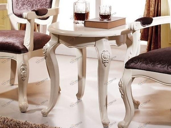 Arrediorg.it® Круглый деревянный журнальный столик Bella 937 tea table