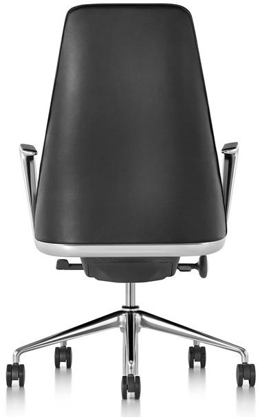 Herman Miller Поворотное кожаное кресло руководителя с высокой спинкой Taper sun-id-1437969 - Вид №4