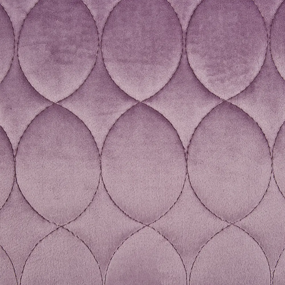 Покрывало Овалы 220x240 см, велюр, цвет сирень Бельвита STLM-2149414 - Вид №1