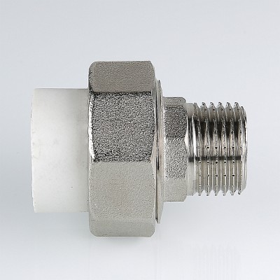 VTp.761.0.05008 Фитинг разъемный полипропиленовый с переходом на наружную резьбу Valtec 50 мм x 1 1/2"  - Вид №8