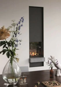 Stûv Настенный газовый камин с панорамным остеклением Tulp