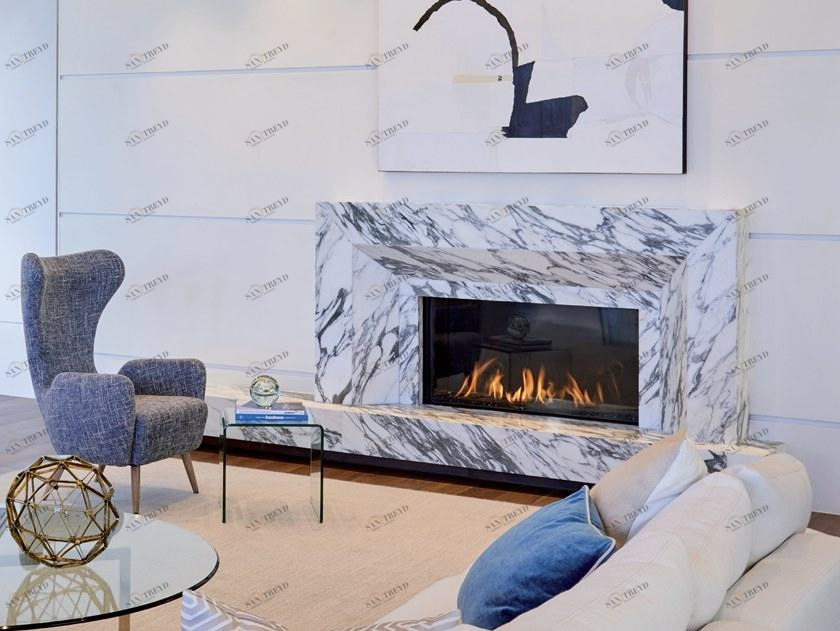 BRITISH FIRES Закрытый стеклянный встроенный газовый камин sun-id-1424724