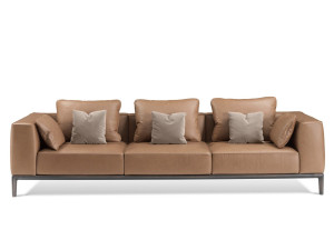 4-местный кожаный диван