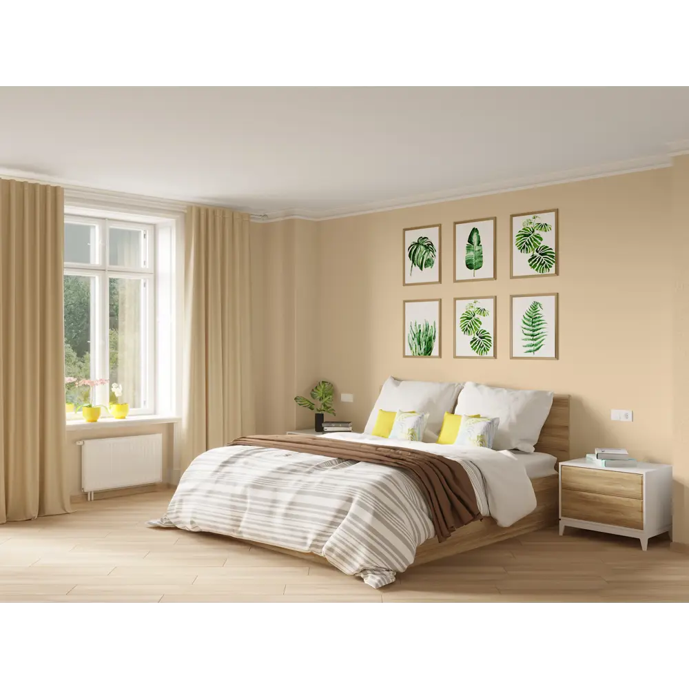 Краска для стен и потолков Trend Farbe цвет Очищенный миндаль 1 л 81970716 STLM-2033212 Dufa  - Вид №3