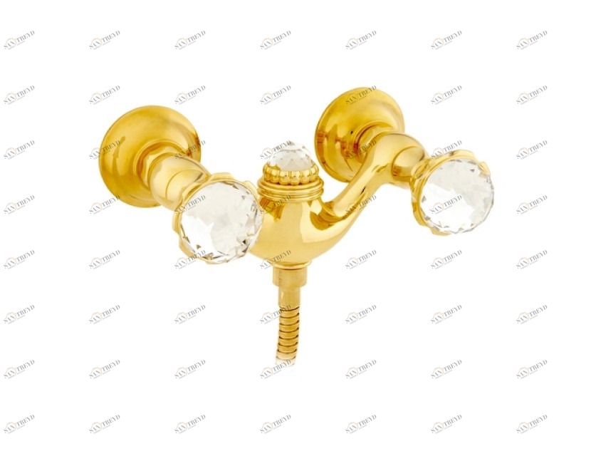 033219.S00.62 Смеситель для душа с кристаллами сваровски Сатин никель Mestre Artica