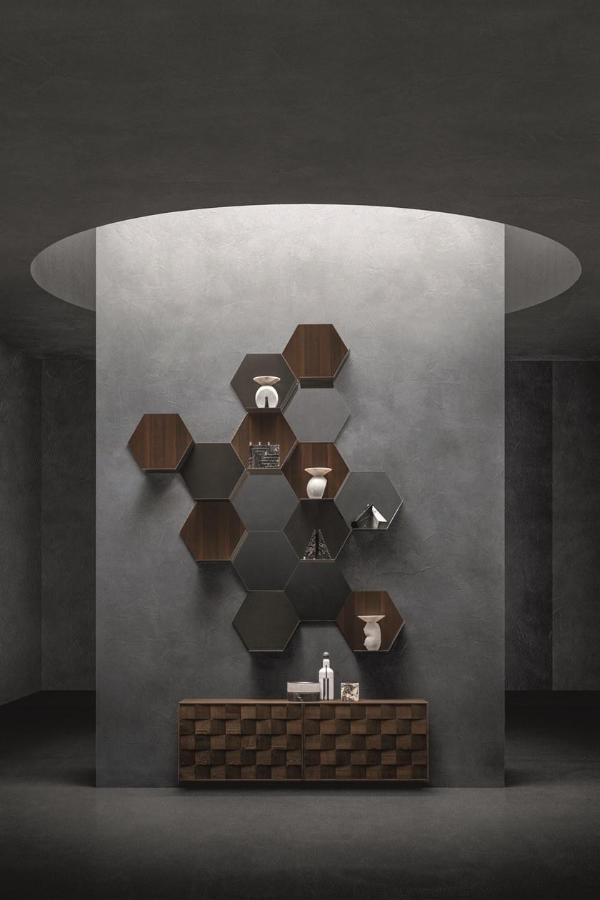 ZANETTE Комод из дуба с раздвижными дверцами Frame sun-id-1450156 - Вид №4