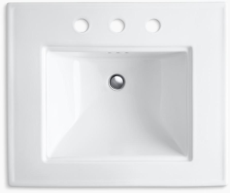 K-2344-8-58 Напольная раковина стоящая прямоугольная Kohler  - Вид №2