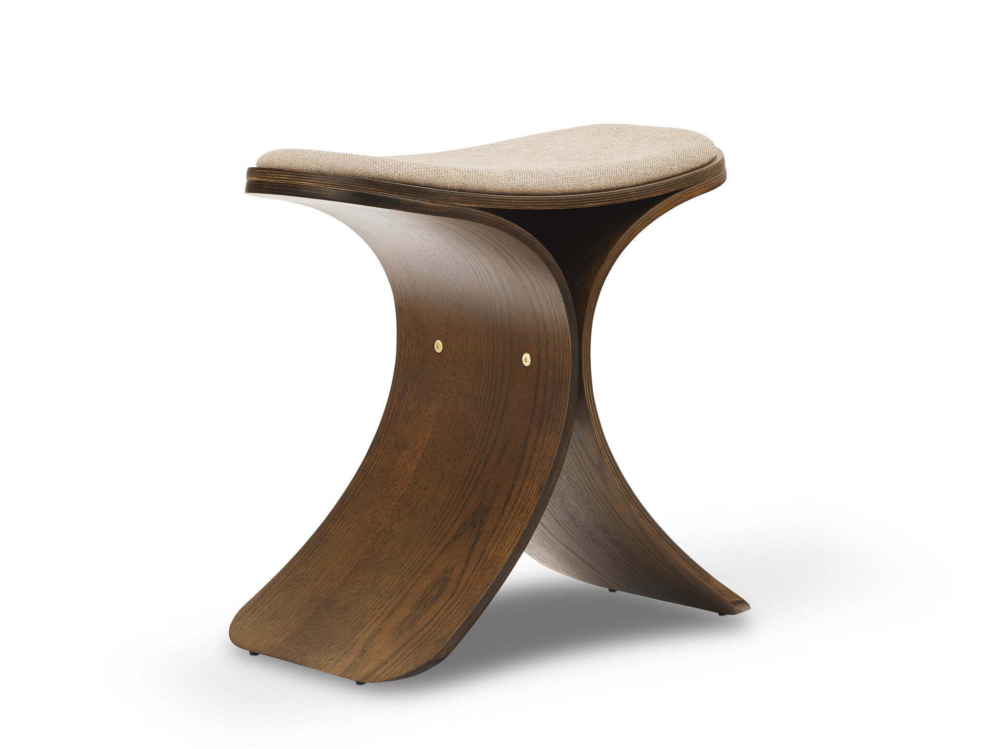 Дубовый табурет с тканевым сиденьем Gejst Luno ARCH-00151658 - Вид №1