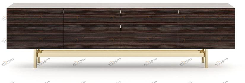 Laskasas Деревянная тумба под ТВ с ящиками Stewart sun-id-1466735