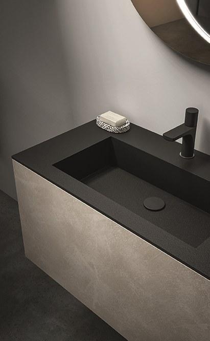 Birex Подвесная тумба под умывальник с ящиками и полотенцесушителем Hosoi sun-id-1409749 - Вид №2